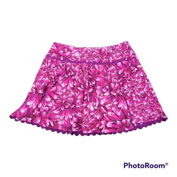 Kika Vargas x Target Beautiful Floral Wrap Skirt W/ Seam Pockets Pink Size 12 - Picture 1 of 8